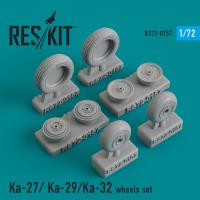 Res/Kit Ka-27/ Ka-29/Ka-32 wheels set (Special Order)
