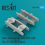 Res/Kit Twin store carrier with BD3-USK (Su-27/30/33) (2 pcs) (Special Order)