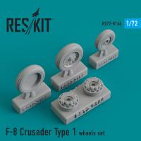 Res/Kit F-8 Crusader Type 1 wheels set (Special Order)
