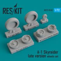 Res/Kit A-1 Skyraider late version wheels set (Special Order)
