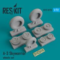 Res/Kit A-3 Skywarrior wheels set (Special Order)