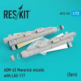 Res/Kit AGM-65 Maverick missile with LAU-117 (2pcs) AV-8b, A-10, F-16, F-18) (Special Order)