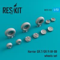 Res/Kit Harrier GR.7/GR.9/AV-8B wheels set (Special Order)