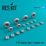 Res/Kit V-22 Osprey Type 1 wheels set (Special Order)