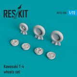 Res/Kit Kawasaki T-4 wheels set (Special Order)
