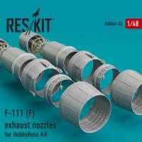 Res/Kit F-111 (F) exhaust nozzles for HobbyBoss Kit (Special Order)