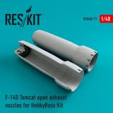 Res/Kit F-14D Tomcat open exhaust nozzles for HobbyBoss Kit (Special Order)