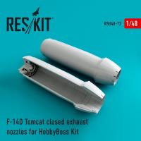 Res/Kit F-14D Tomcat closed exhaust nozzles for HobbyBoss Kit (Special Order)
