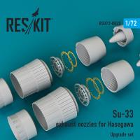 Res/Kit Su-33 exhaust nozzles for Hasegawa (Special Order)