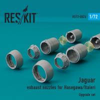 Res/Kit Jaguar exhaust nozzles for Hasegawa/italleri (Special Order)
