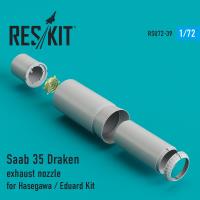 Res/Kit Saab 35 Draken exhaust nozzle for Hasegawa / Revell Kit (Special Order)