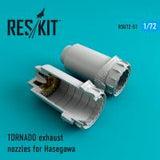 Res/Kit TORNADO exhaust nozzles for Hasegawa (Special Order)