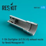Res/Kit F-104 Starfighter (A/C/D/J/G) exhaust nozzle for Revell/Monogram Kit (Special Order)