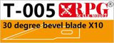 RPG 30 degree Bevel Blade x10 pieces (Special Order)
