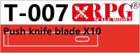 RPG Push Knife Blade x10 pieces (Special Order)