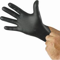 Showa N-Dex Nighthawk Nitrile Powder-Free Black Gloves, 4-mil, Small, 50 Count (Special Order)