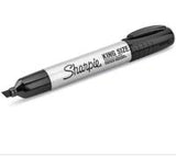 Sharpie King Size Black Chisel Permanent Marker, 1 Count (Special Order)