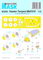 Special Hobby 1/32 Tempest MK.II/V/VI Mask (Special Order)