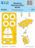 Special Hobby 1/72 Westland Whirlwind Mk.I MASK for Special Hobby Kits (Special Order)