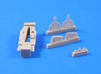 CMK 1/48 P-39D,F,K,M,N,Q Airacobra-Front+Main Wheels for HAS (Special Order)