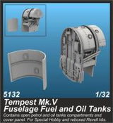 CMK 1/32 Tempest Mk.V Fuselage Fuel and Oil Tanks (Special Order)