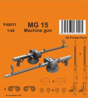 CMK 1/72 3D Printed MG 15 Machine gun (2 pcs) (Special Order)