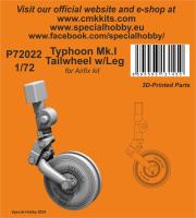 CMK 1/72 3D Printed Typhoon Mk.I Tailwheel w/Leg / for Airfix kit (Special Order)
