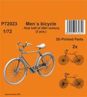 Special Hobby 1/72 3D Printed Men`s bicycle - first half of 20th century (3 pcs) (Special Order)