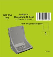 CMK 1/72 P-40N-5 through N-40 Seat for Special Hobby kits (Special Order)