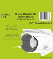 CMK 1/72 Mirage IIIC Atar 9B Engine Nozzle For Special Hobby Kit (Special Order)