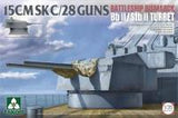 Takom 1/35 15CMSK C/28 Guns Battleship Bismarck Bb II / Stb II Turret (Special Order)