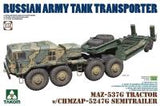 Takom 1/72 MAZ-537G TRACTOR w/ CHMZAP-5247G Semi Trailer (Special Order)