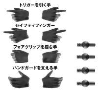 Tomytec Little Armory LA-OP22 Megami Device Gloves Black (Special Order)