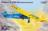 Valom 1/72 Fokker F.VIIb/3m (Spanish Bomber) (Special Order)