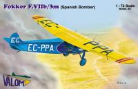 Valom 1/72 Fokker F.VIIb/3m (Spanish Bomber) (Special Order)