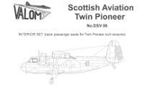 Valom 1/72 Interior set for Twin Pioneer (passengers seats) (Special Order)