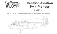 Valom 1/72 Interior set for Twin Pioneer (passengers seats) (Special Order)