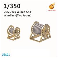 Very Fire 1/350 USS Deck Winch and Windlass (2 Types, 30 Sets) (Special Order)