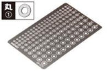 Wave Basic Photo-Etched Circle 1 - 2.0mm, 2.5mm, 3.0mm, 3.5mm, 4.0mm, 4.5mm, 5.0mm, 5.5mm, 6.0mm outer diameter (Special Order)