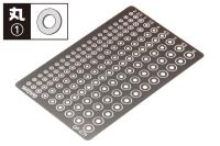 Wave Basic Photo-Etched Circle 1 - 2.0mm, 2.5mm, 3.0mm, 3.5mm, 4.0mm, 4.5mm, 5.0mm, 5.5mm, 6.0mm outer diameter (Special Order)