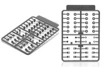 Wave PLASTIC SUPPORT PARTS 1 PC-02 - Polycaps for Movable Mecha Joints 2mm (Special Order)