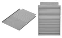 Wave MOLD PLATE 2 - Grooved Molding Plates for Molding Shutters and other Grooved Details, Thin Grooves (Special Order)