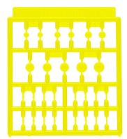 Wave H EYES 1 - Yellow Mecha Eye Enhancement, Standard Size (Special Order)