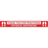 3'X24' Physical Distancing Floor Sticker (Special Order)