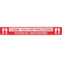 3'X24' Physical Distancing Floor Sticker (Special Order)