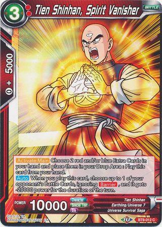 Tien Shinhan, Spirit Vanisher (BT9-012) [Universal Onslaught] - POKÉ JEUX