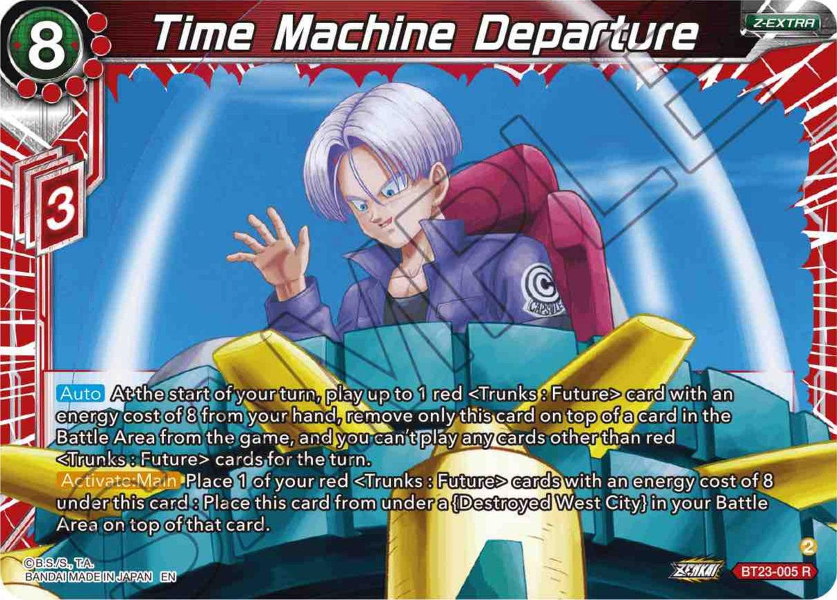 Time Machine Departure (BT23-005) [Perfect Combination] - POKÉ JEUX