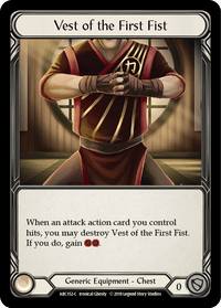 Vest of the First Fist [ARC152-C] (Arcane Rising) 1st Edition Normal - POKÉ JEUX