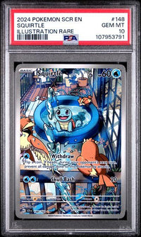 SQUIRTLE #148 PSA 10 Cert #107953791