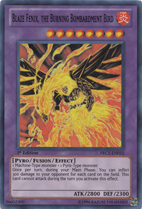 Blaze Fenix, the Burning Bombardment Bird [PRC1-EN012] Super Rare - POKÉ JEUX